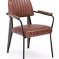 SEDIA C-BR NELLY ARANCIO SCURO VINTAGE