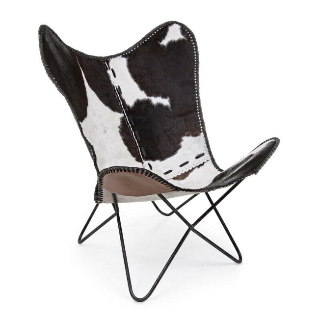 POLTRONA BUFFALO NERO