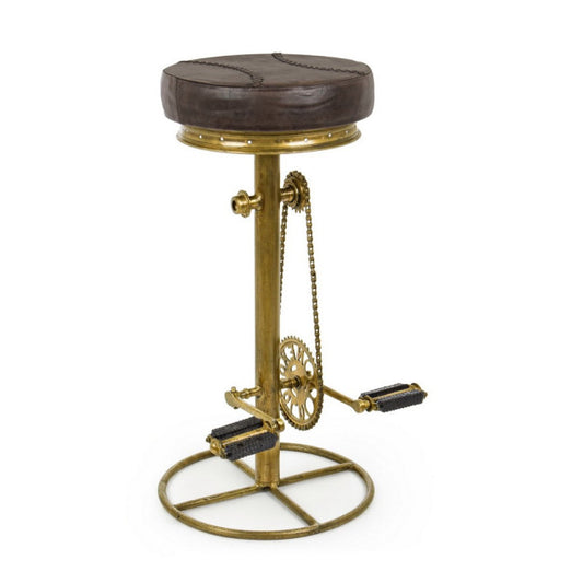 SGABELLO BAR CYCLE ORO H80