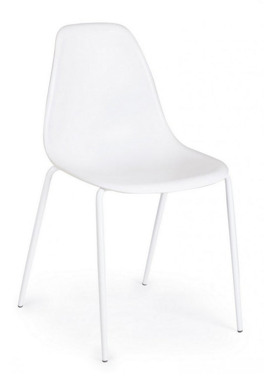 SEDIA IRIS PLASTICA BIANCO QUANTITÀ 4