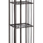 SCAFFALE 3P RAY MARRONE 34X30X114H