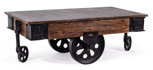 TAVOLINO C-RUOTE TRACK 120X65