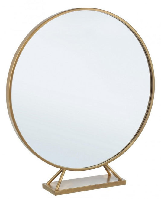 SPECCHIO MARILYN STAND ORO H79