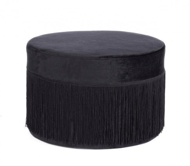 POUF LEILANI NERO D45