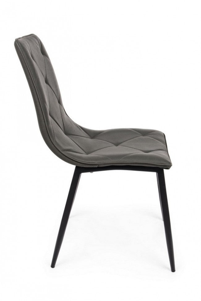 SEDIA VICTOR PU GRIGIO QUANTITÀ 4