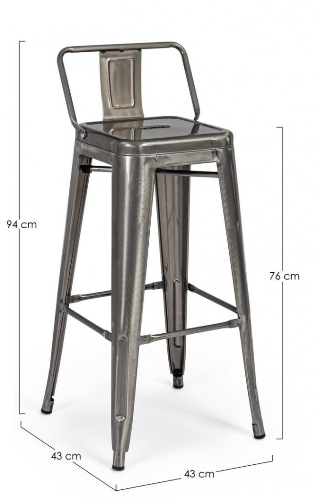 SGABELLO BAR NEW JERSEY C-SCH METAL QUANTITÀ 4