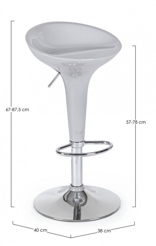 SGABELLO BAR NASHVILLE GRIGIO QUANTITÀ 2